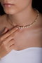 Heliophilia Silver Collar de Metal Dorado de 43 cm